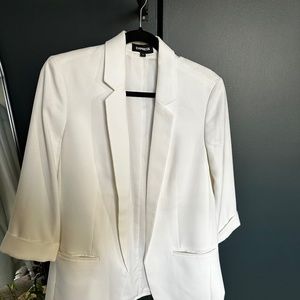 Unworn white blazer
